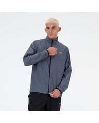 New Balance - Stretch woven jacket in grau - Lyst