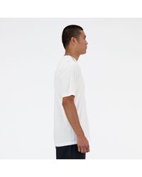 New Balance - Sport Essentials Chicken T-shirt In White Cotton - Lyst