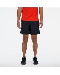 New Balance - Rc Short 7" In Black Polywoven - Lyst