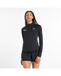 New Balance - Nyc Marathon Athletics Heat Grid 1/2 Zip - Lyst
