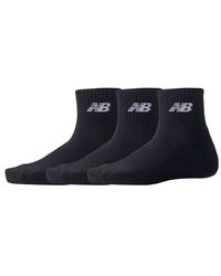 New Balance - Unisexe Everyday Ankle 3 Pack En, Cotton, Taille - Lyst