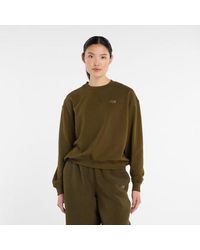 New Balance - Athletics French Terry Crew Shirt - Lyst