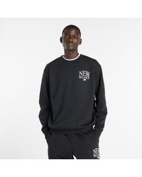 New Balance - Reimagined Fleece Crew - Lyst