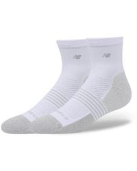 New Balance - Pro Training Cushion Qtr Socks 2 Pack - Lyst