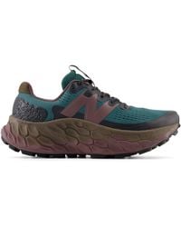 New Balance - Fresh Foam X More Trail V3 In Brown/green Suede/mesh - Lyst