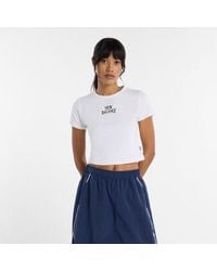 New Balance - Trackside Ringer T-Shirt - Lyst