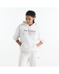 New Balance - Trackside French Terry Hoodie - Lyst