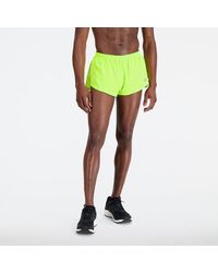 New Balance - Homme Short Accelerate 3 Inch Split En, Polywoven, Taille - Lyst
