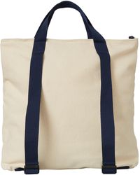 New Balance - Canvas Tote Backpack In Blue Cotton Twill - Lyst
