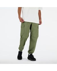 New Balance - Homme Twill Cargo Jogger En, Sergé De Coton, Taille - Lyst