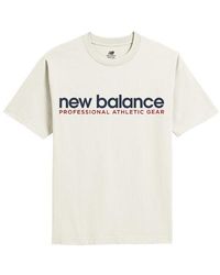 New Balance - Homme Professional Ad T-Shirt En, Cotton Fleece, Taille - Lyst