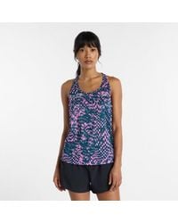 New Balance - London Edition Rc Essential Printed Tank - Lyst
