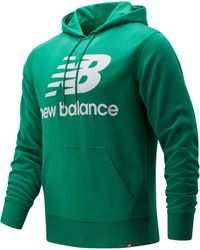 essentials nb logo hoodie