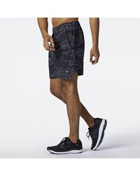 New Balance - Fortitech Graphic 7 inch Woven Short - Lyst