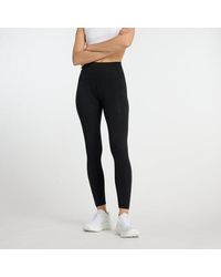 New Balance - Femme Cotton High Rise Legging 27&Quot; En, Jersey, Taille - Lyst