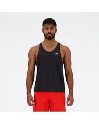 New Balance - Homme Athletics Singlet En, Poly Knit, Taille - Lyst