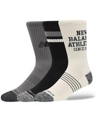 New Balance - Active Graphic Crew Socks 3 Pack - Lyst