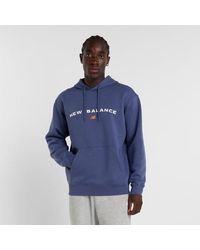 New Balance - Hombre Reimagined Fleece Graphic Hoodie En, Algodón, Talla - Lyst