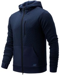 new balance quilted hoodie