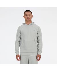 New Balance - Tech knit hoodie in grau - Lyst