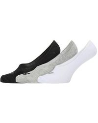 New Balance - Unisexe Performance Cotton Unseen Liner Socks 3 Pack En Noir/Gris/, Taille - Lyst