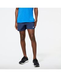 New Balance - Homme Short Accelerate 5 Inch En, Polywoven, Taille - Lyst