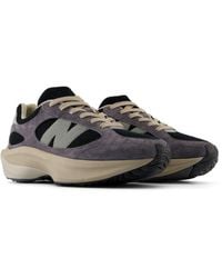 New Balance - Wrpd Runner In Grey/black Suede/mesh - Lyst