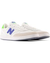 New Balance - Nb Numeric 440 In White/blue Suede/mesh - Lyst