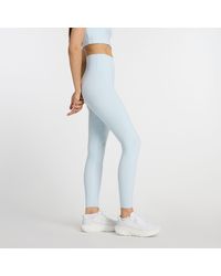New Balance - Nb Harmony High Rise legging 27" In Blue Poly Knit - Lyst