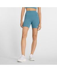 New Balance - Nb Harmony High Rise Short 6" - Lyst