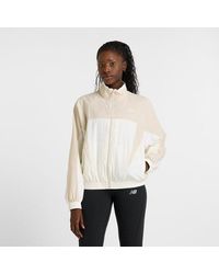 New Balance - Color Blocked Woven Jacket - Lyst