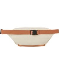 New Balance - Canvas Waist Bag In Brown Cotton - Lyst
