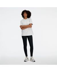 New Balance - Athletics Jersey T-shirt In Grey Cotton Jersey - Lyst