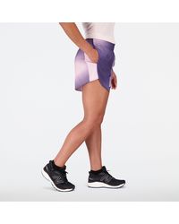 New Balance - Printed Accelerate 5 Inch Short In Polywoven - Lyst