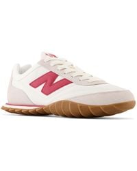 New Balance - Rc30 In White/red Suede/mesh - Lyst