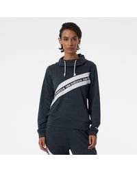 new balance relentless cinched hem hoodie