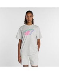 New Balance - Classic Tri-Logo T-Shirt - Lyst