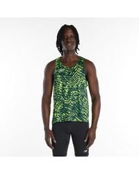 New Balance - London Edition Rc Essential Printed Singlet - Lyst