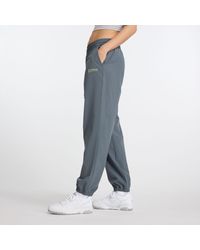 New Balance - Athletics Stretch Woven jogger In Grey Poly Knit - Lyst