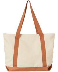 New Balance - Classic canvas tote in braun - Lyst