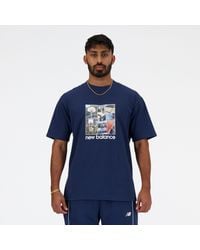 New Balance - Hoops Graphic T-shirt - Lyst