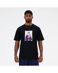 New Balance - Athletics never age t-shirt in nero - Lyst