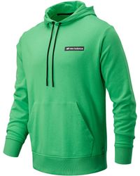 new balance hoodie green