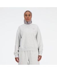 New Balance - Athletics French Terry Crew - Lyst