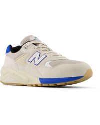 New Balance - 580 In Brown/blue/grey Leather - Lyst