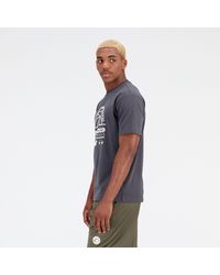 New Balance - Hoops Cotton Jersey Short Sleeve T-shirt - Lyst