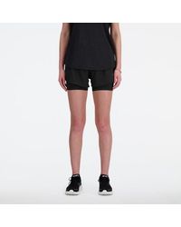 New Balance - Femme Rc 2-In-1 Short 3&Quot; En, Polywoven, Taille - Lyst