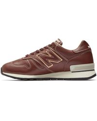 New Balance - Made In Uk 670 In Brown/white/grey/beige Leather - Lyst