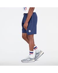 New Balance - Nb hoops essentials fundamental shorts - Lyst