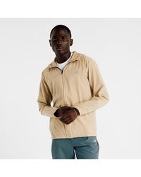 New Balance - Woven Full Zip Jacket - Lyst